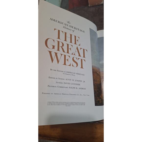 American Heritage books- Indians & History Of The Great West- w/ slipcover - Picture 6 of 12